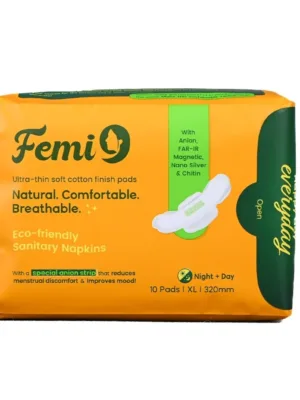 Femi 9 Sanitary Napkin(320 mm- 10 Pads) Pack of 1